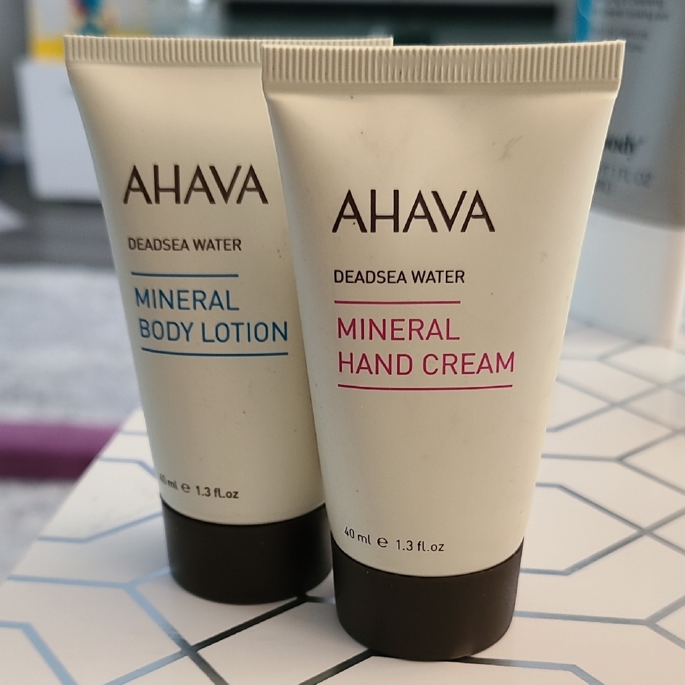 AHAVA Mineral Body Lotion and Hand Cream Duo